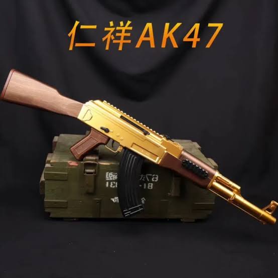 Ak 47 Jelly Gun with orbeez ball jelly - big size Automatic battery operated - rechargeable- long length shot nylon material