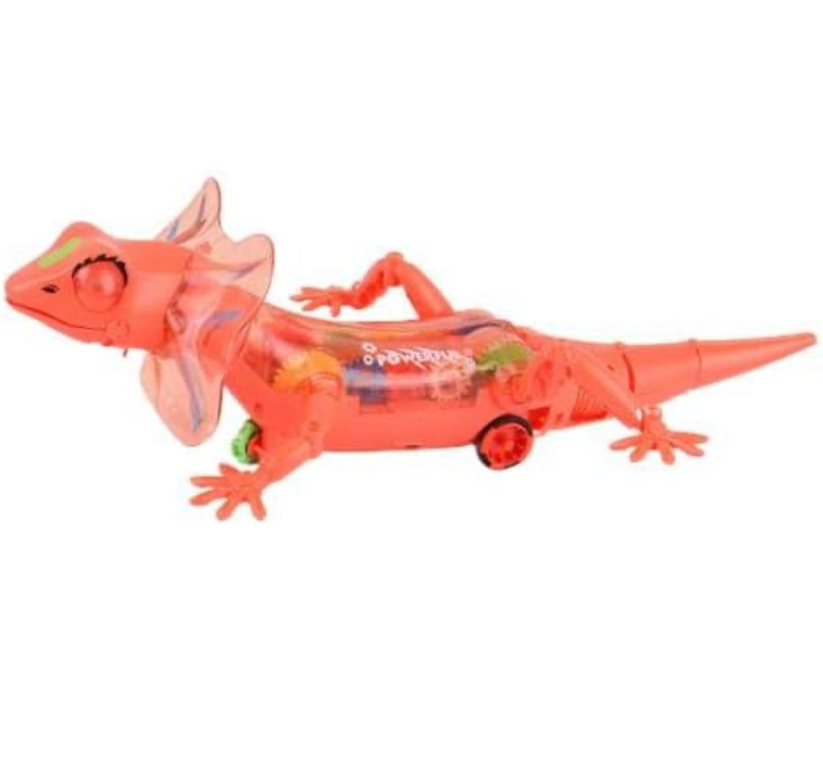 Remote control Battery Operated Toy Musical Light Up Animals Gear Lizard Learning Plastic - Rc lizard toy