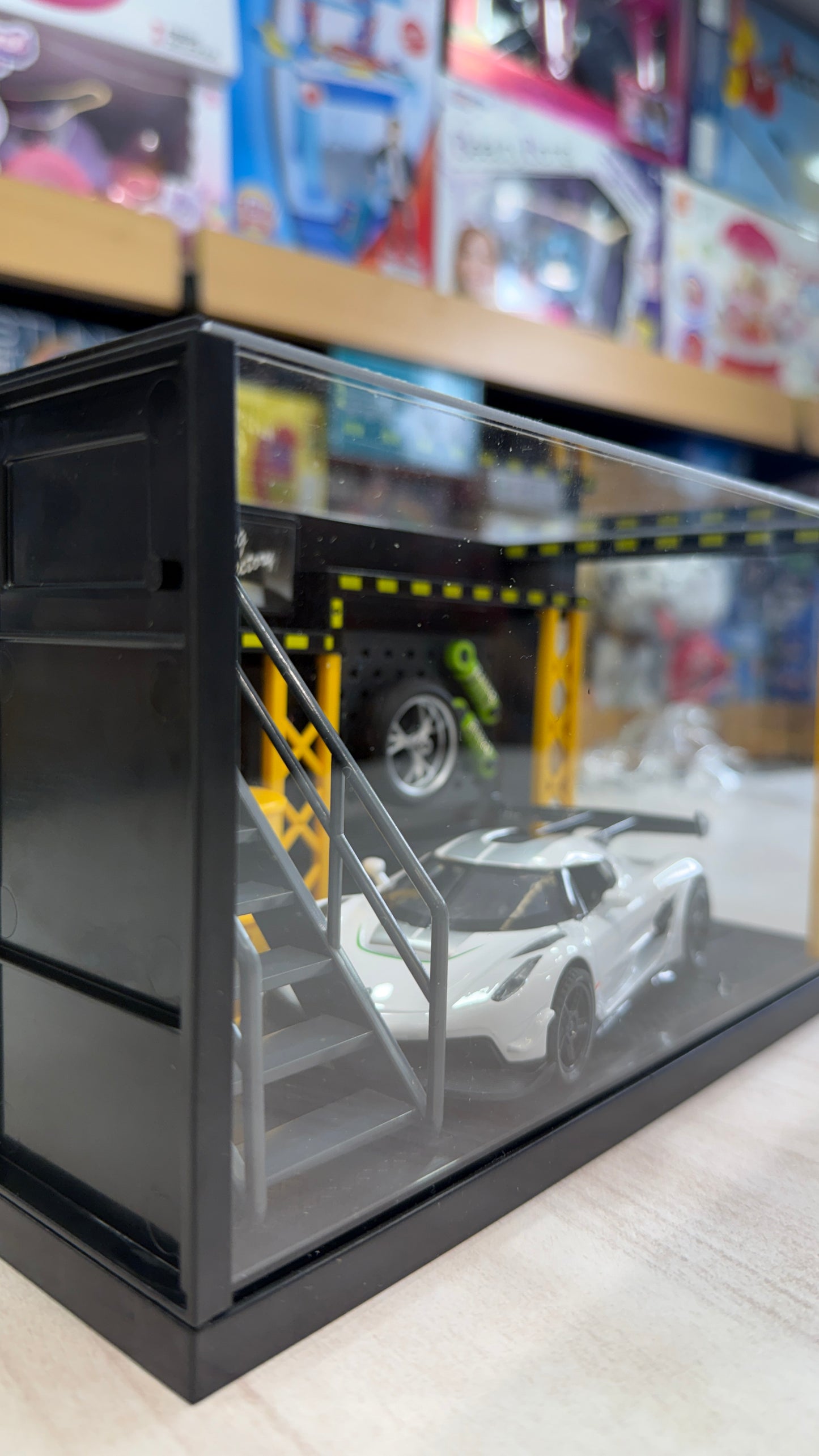 Diy garage with lights