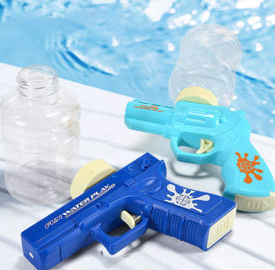 Small water gun with rechargeable battery - 500 ml container tank -