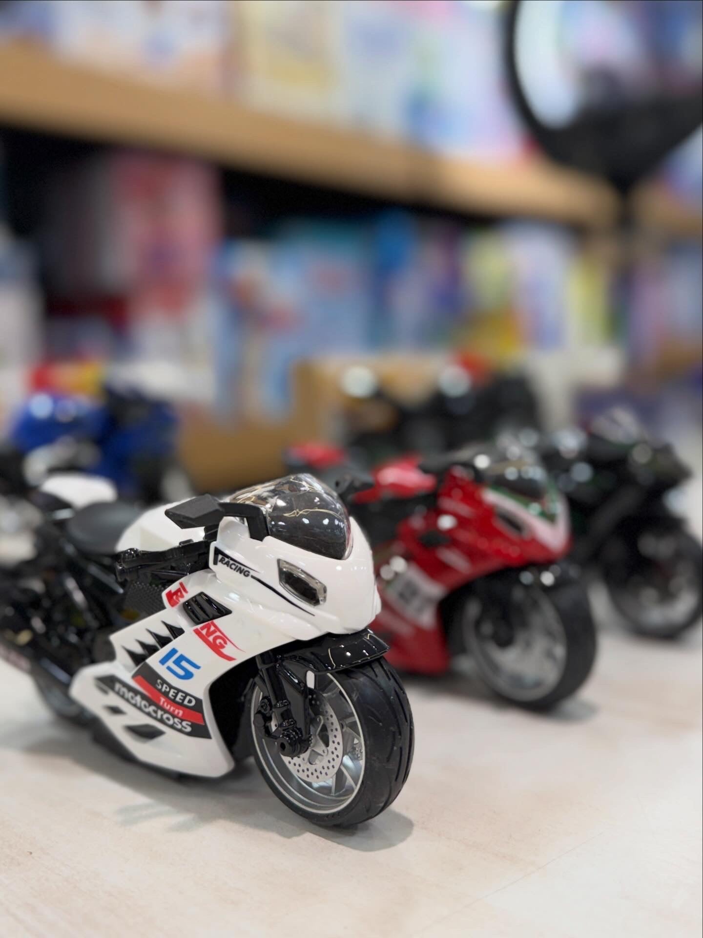 Collection of new Sports bikes - smoke lights and music- playmaster Todd