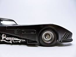 Batmobile car with smoke - new batman car in metal body - Diecast scale model 1:24 - music and lights