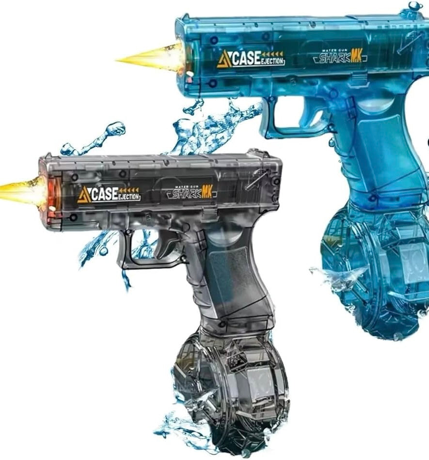 Electric Water Gun for Kids Automatic Holi Pichkari Pistol for Boys Girls Age 3 Years Above with Large Capacity Water Tank and Rechargeable Battery
