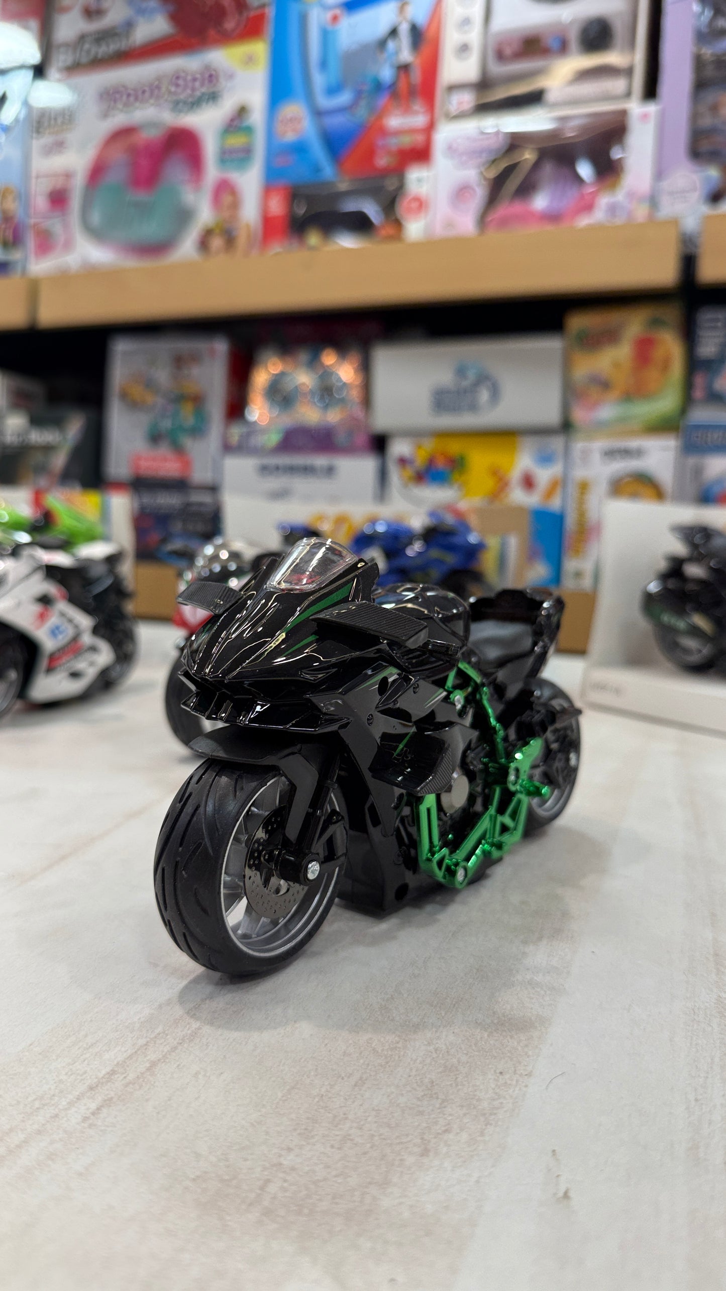 Collection of new Sports bikes - smoke lights and music- playmaster Todd