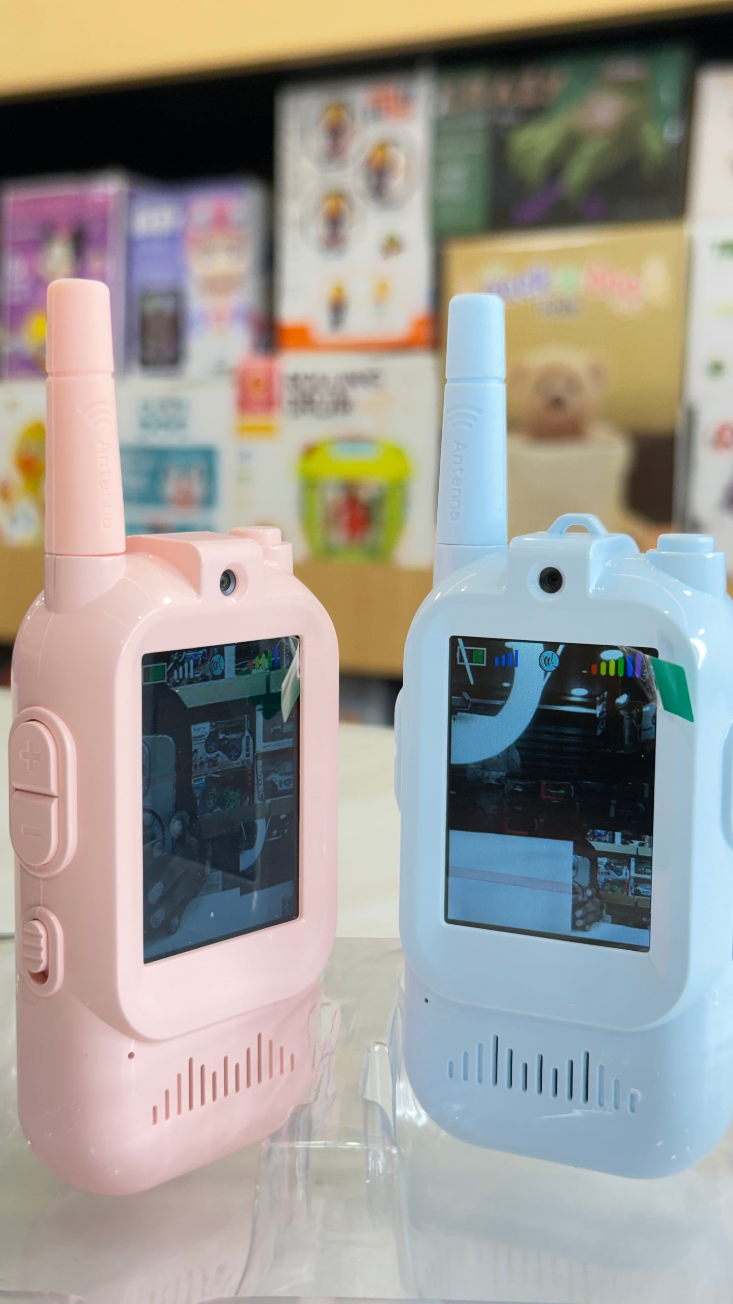 Super Real walkie Talkie with camera 2 devices -  pair of walke talkie with torch - video calling walkie talkie for kids- playmaster toys