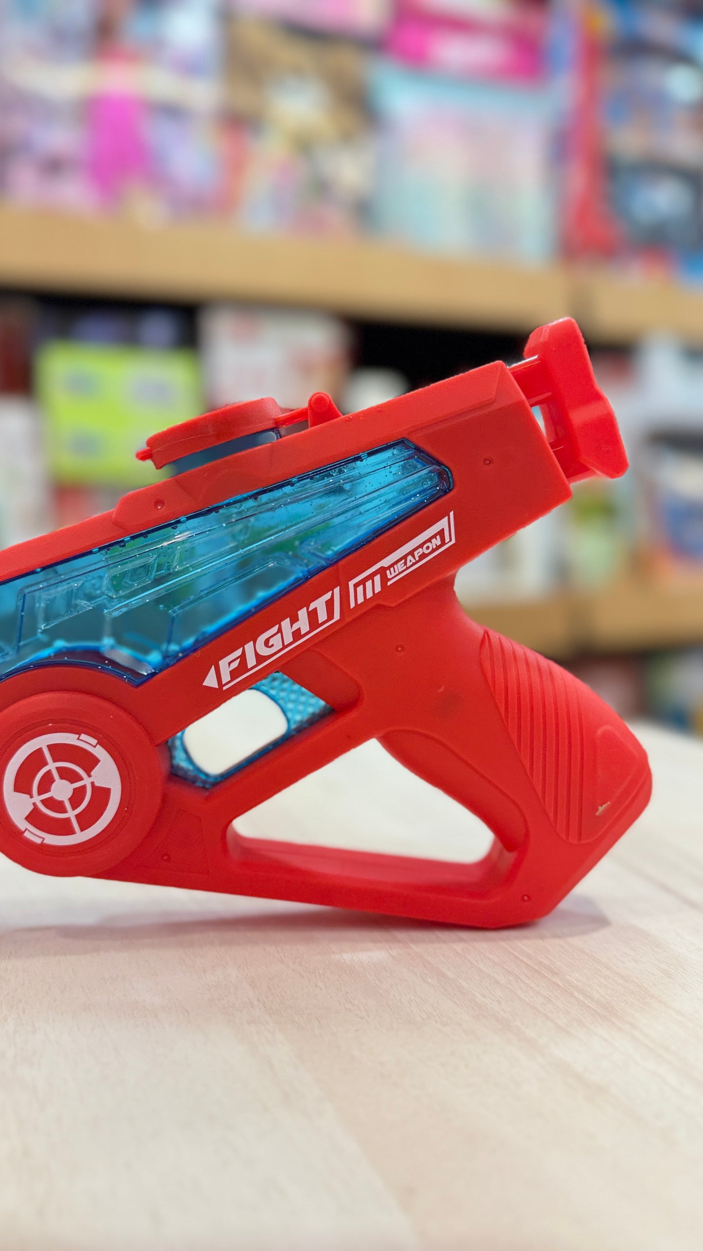 Auto suction Watergun with rechargeable battery - mineral water bottle connectivity