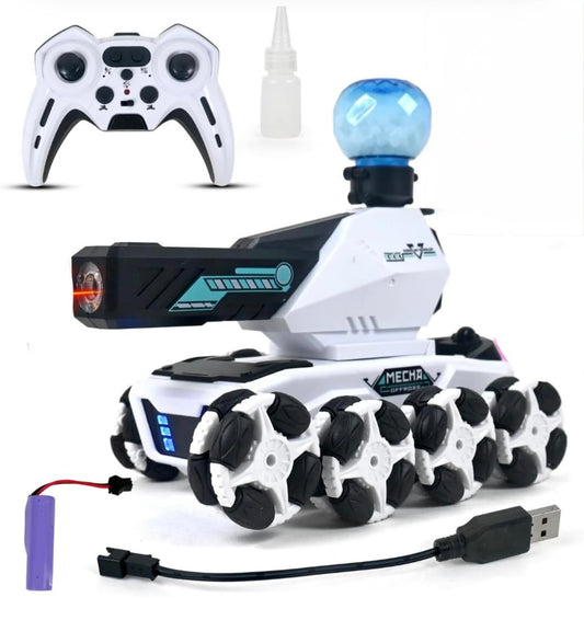 Playmaster Toys - Remote Control 8WD Drift Stunt Toy Truck for Kids | Crawler Scale Water Bullet Shooting Truck