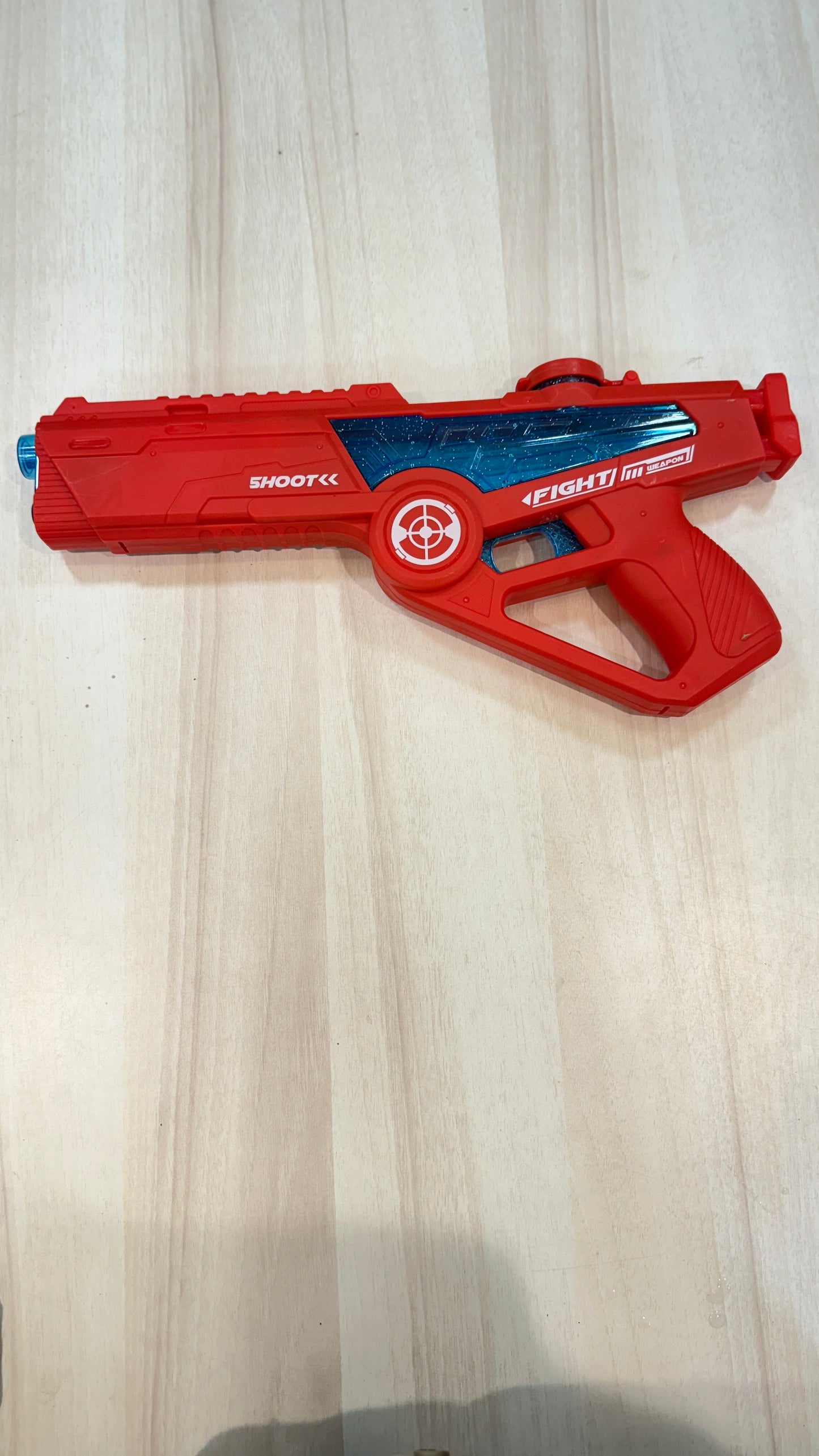 Auto suction Watergun with rechargeable battery - mineral water bottle connectivity