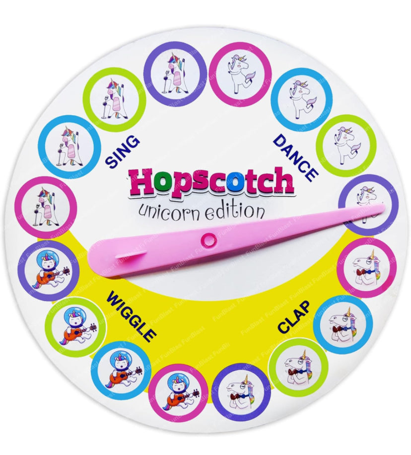 Twister Hopscotch Active Indoor Game with Rings – Play Masters