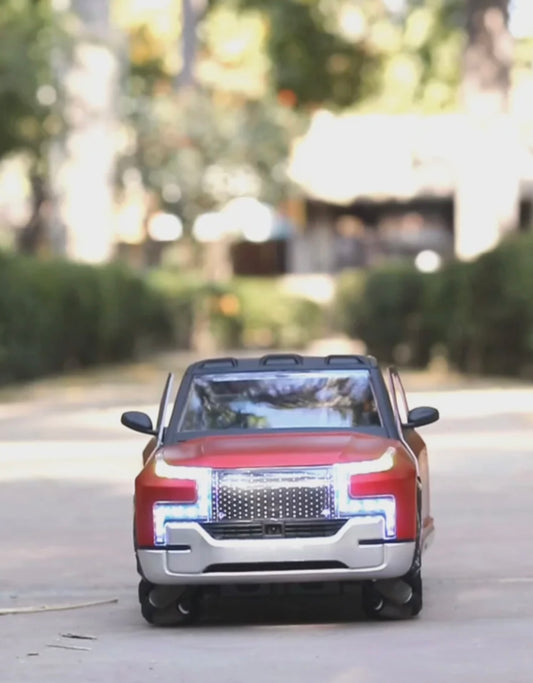 Rechargeable Moka U8 Remote Control Car with EV Power Charge Station | Auto Park, Light & Music | 1:12 Scale