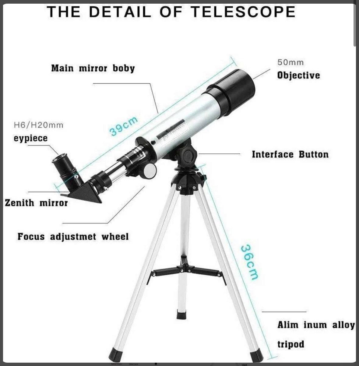 Telescope 90x power
