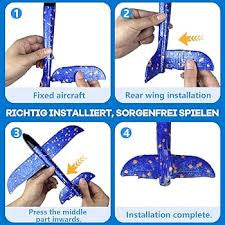 1 Catpault plane with gun - gun plane for kids - 2  second shot - playmaster plane toy