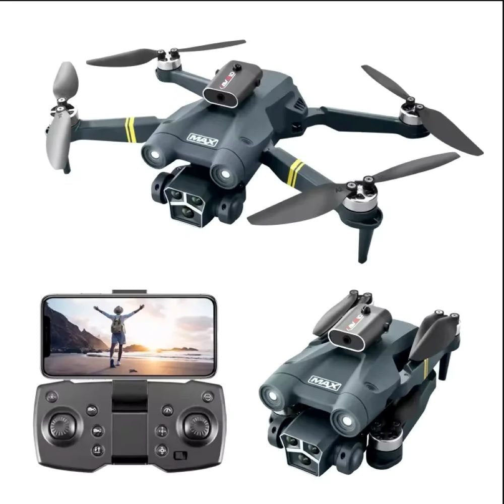 Obstacle sensor Remote control brushless drone with camera - Super stable brushless drone with battery and cameras - mobile app Wi-Fi connectivity