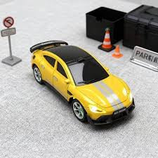 Super New 1:64 Die Cast Metal Mini RC Racing Car with LED Lights – 2.4GHz Remote Control Car, mobile app Controlled 3-Speed Adjustable High Speed Alloy RC Car, USB Rechargeable Electric Toy Vehicle.