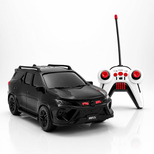 Legender RC Police SUV Car 1:18 Scale (Plastic) with Smoke Function, LED Headlights, Police Siren, 2.4GHz Remote, Type-C Rechargeable, (Copy)