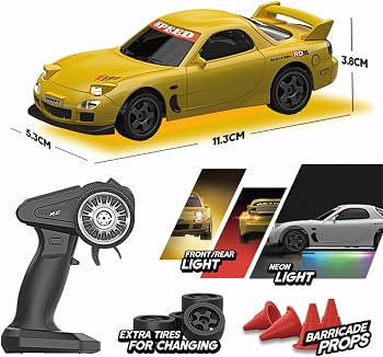 Super high speed Scale size 1:42 High speed Turbo racing drift car -  cell operated rc drift car  truck - remote drifting car
