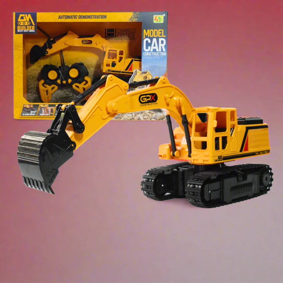 Remote Control Excavator Toy 6 Channel Rc Excavator Truck