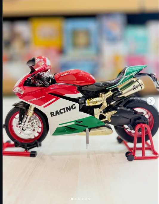 Ducati bike with real smoke and lights-charger - REAL ACCELERATOR AND REAL BIKE KEY