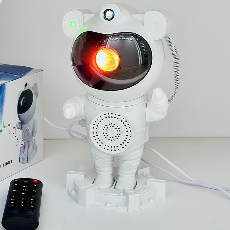 Bluetooth Astronaut Star Led Projector with real moon  Night Light with Timer Remote Control and 360°Adjustable Design Nebula Galaxy