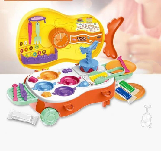 Violin Shaped Fast Food Donuts Baking Party Play Set