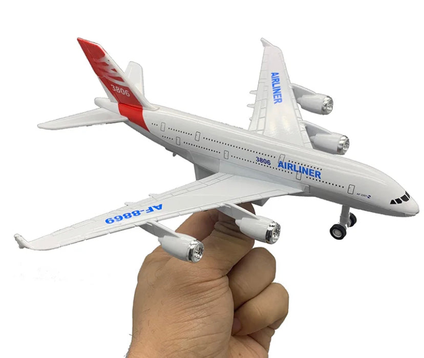 Diecast Model Airplane Airbus