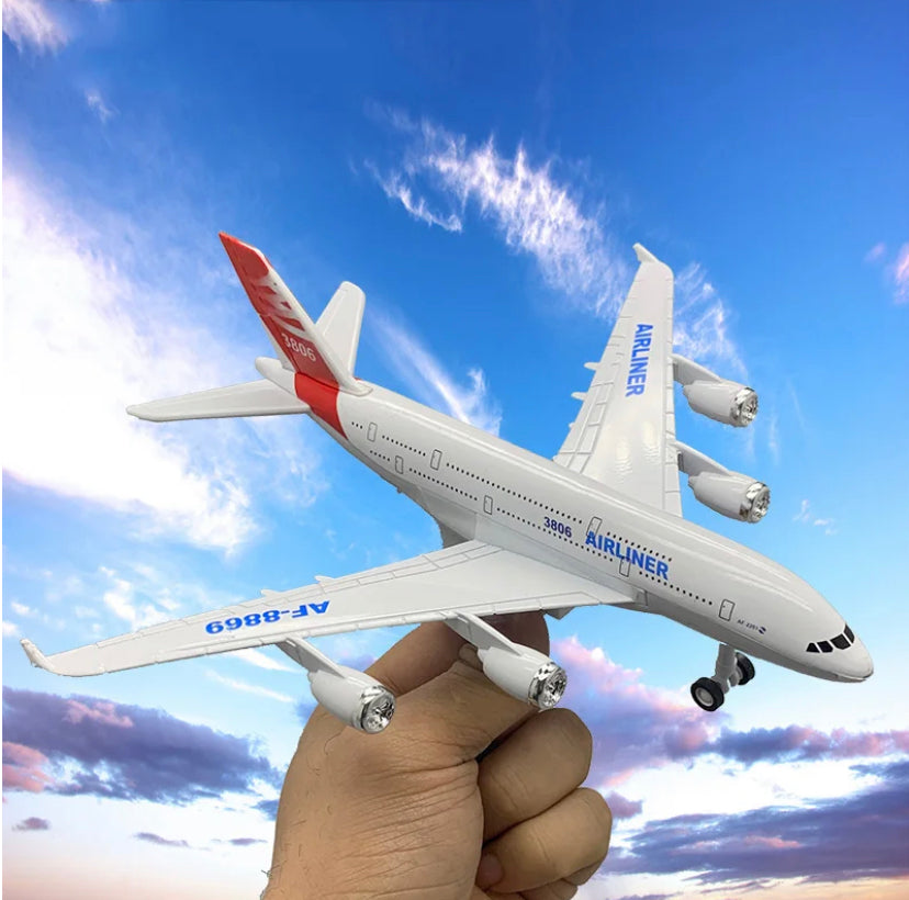 Diecast Model Airplane Airbus