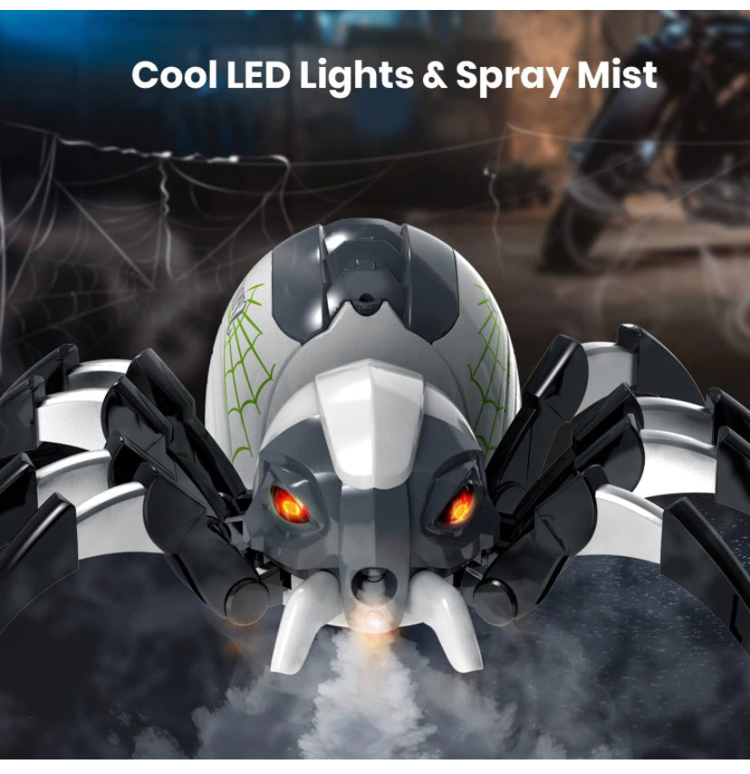 Remote Control Spider with Spray and Lights