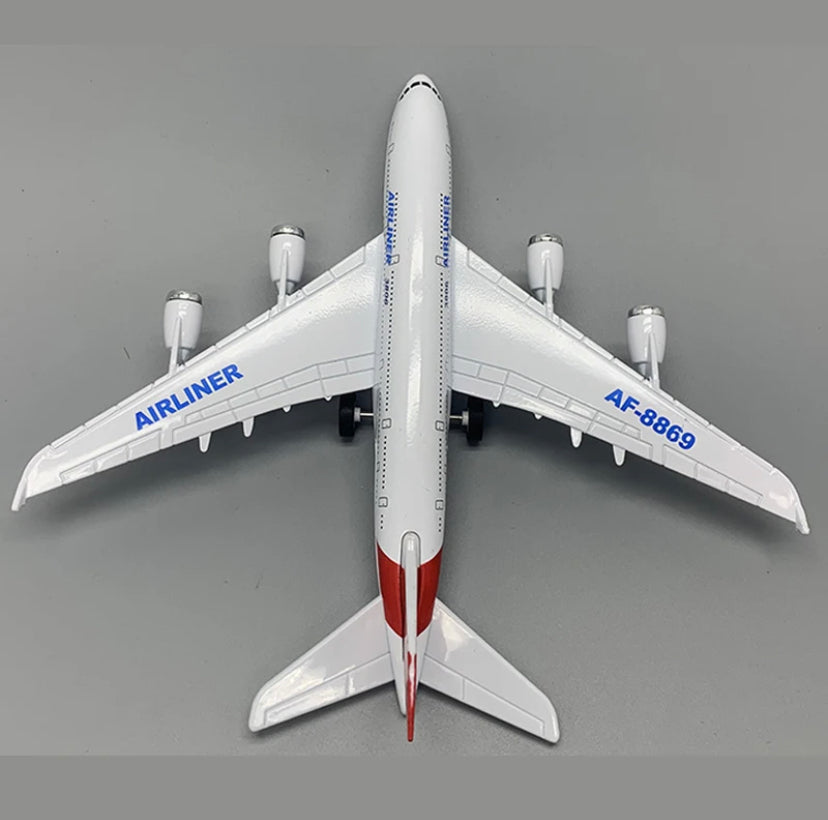 Diecast Model Airplane Airbus