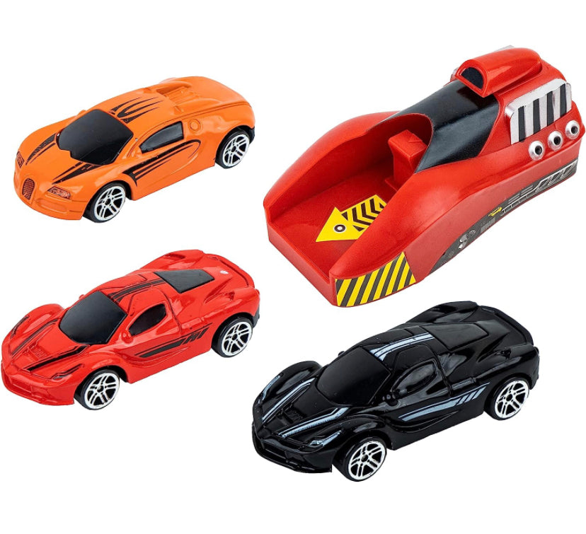 Metal Die Cast Car with Rapid Launcher for Kids