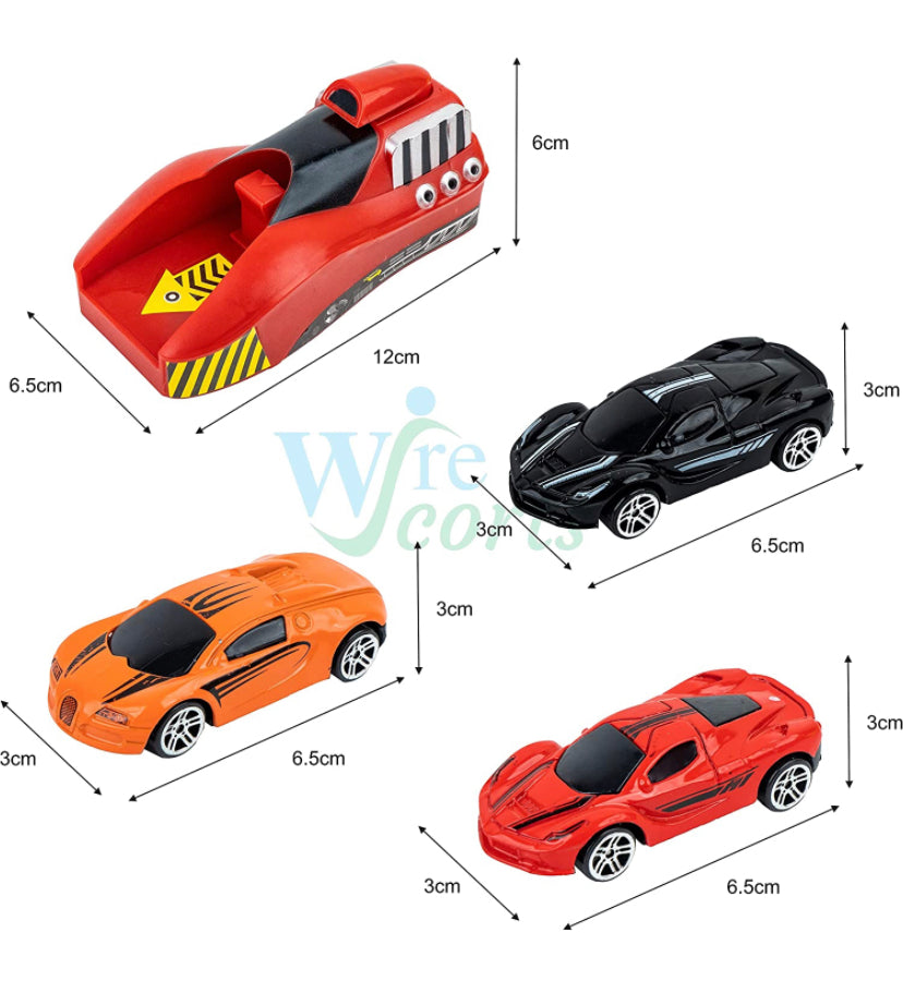 Metal Die Cast Car with Rapid Launcher for Kids