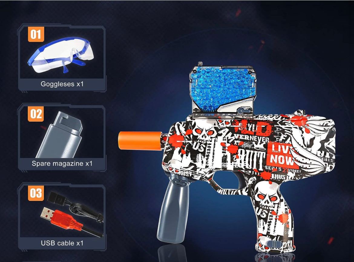 Most powerfull Automatic jellygun Mp9 orbeezz Gun - jelly ahot gun - water bomb