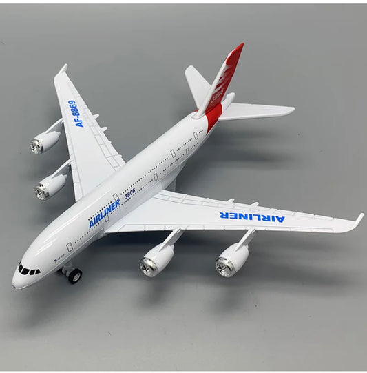 Diecast Model Airplane Airbus