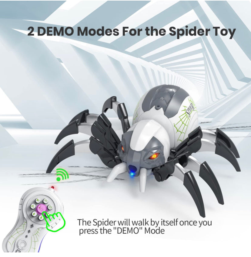 Remote Control Spider with Spray and Lights