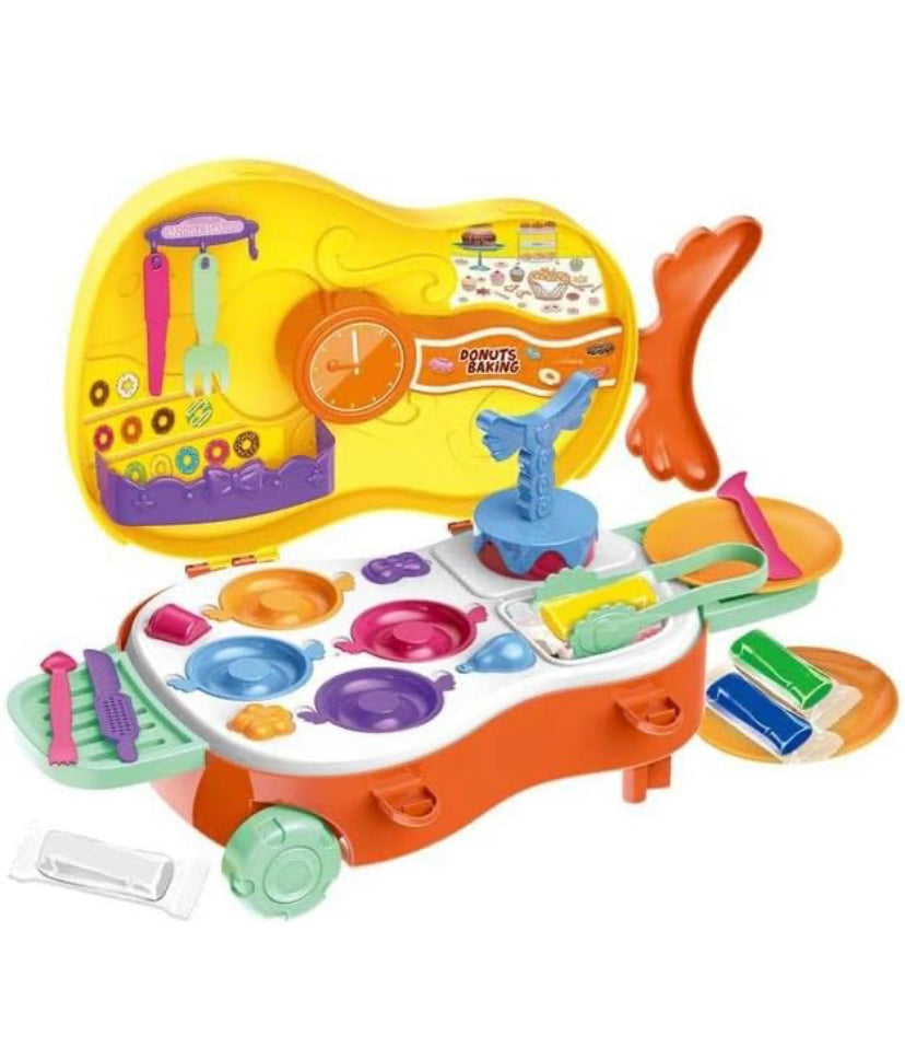 Violin Shaped Fast Food Donuts Baking Party Play Set