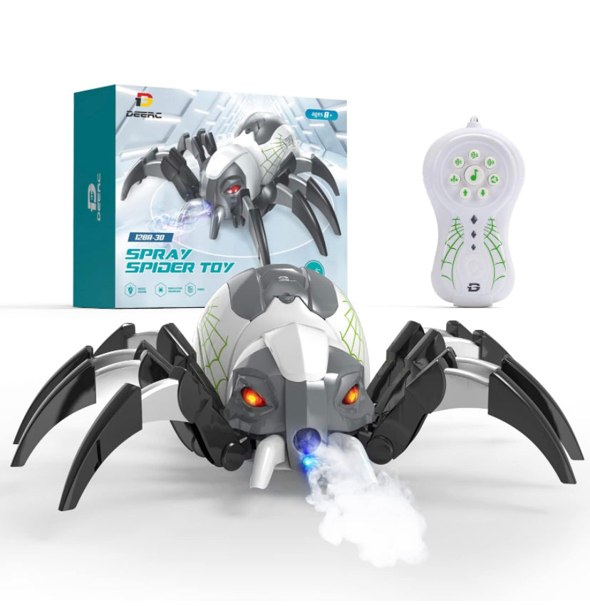 Remote Control Spider with Spray and Lights