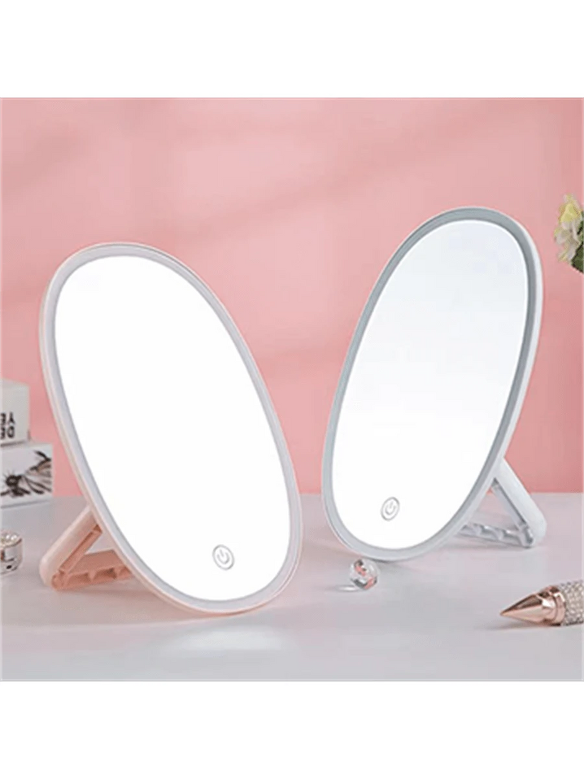 Smart LED Makeup Mirror with Touch Screen, and USB Rechargeable - SHEESHA