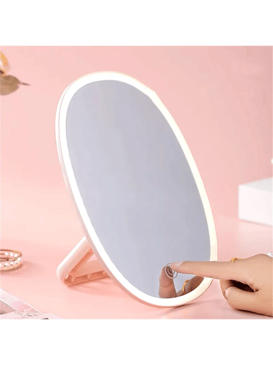 Smart LED Makeup Mirror with Touch Screen, and USB Rechargeable - SHEESHA