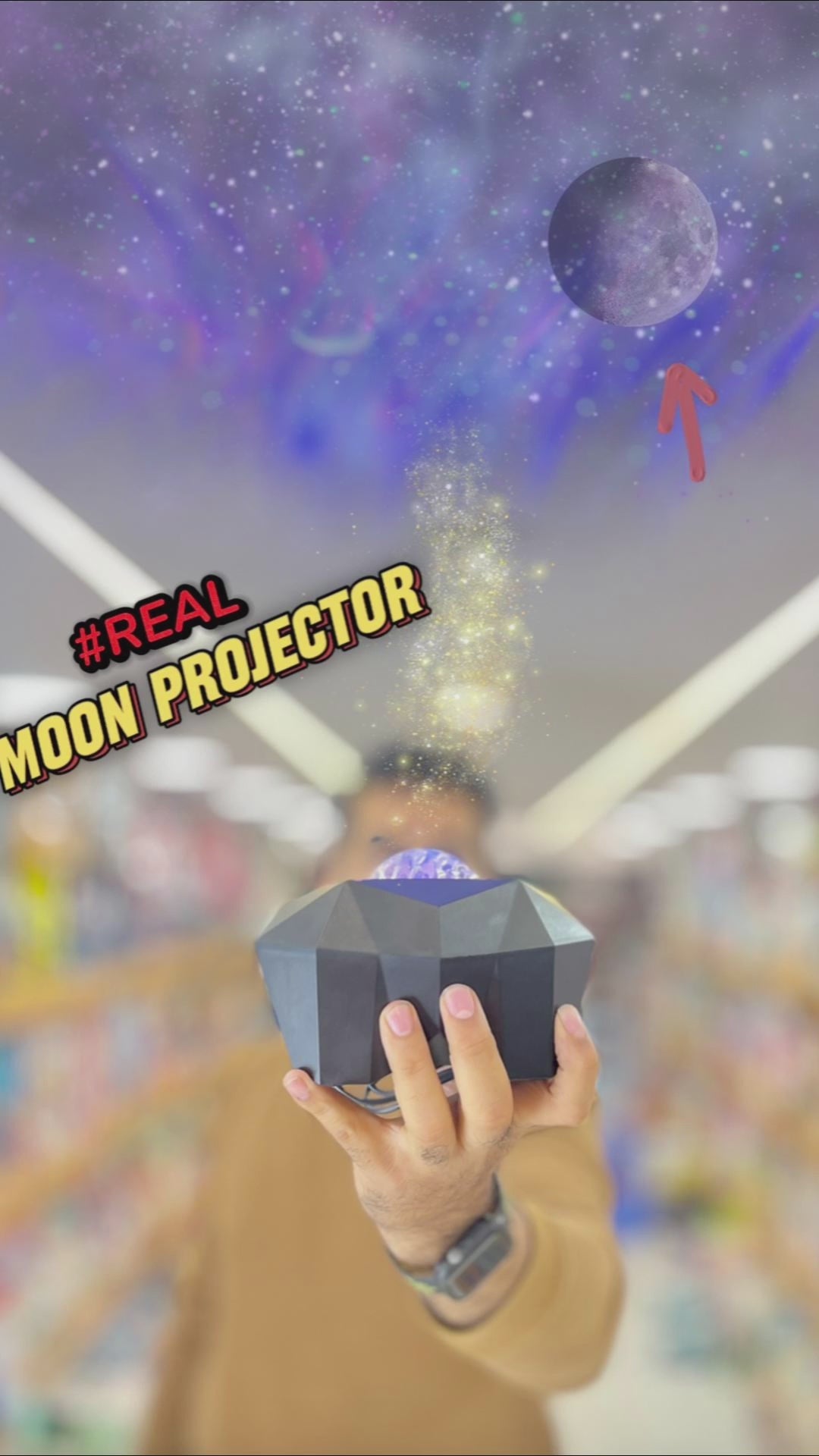 Aurora Lights Star Moon Projector with Remote Control & Bluetooth Music Speaker - Latest Moon projector - Playmaster toys video