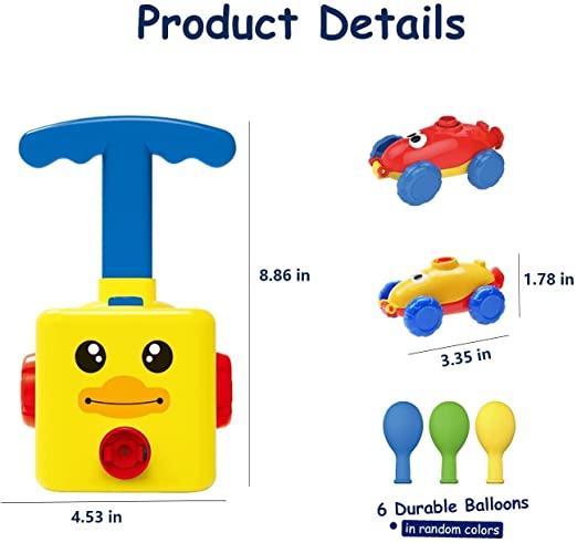 Powered Cars Balloon car  Toys - Superb Activity game for kids under 5 years Age