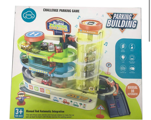 Super Auto Vehicles Building Challenge Parking Game Manual and Automatic Integration toy for kids