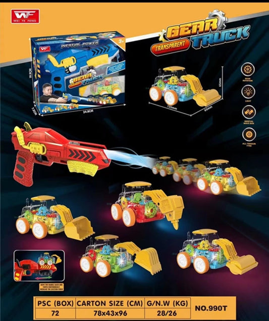 Catapault truck with gun - new truck with lights