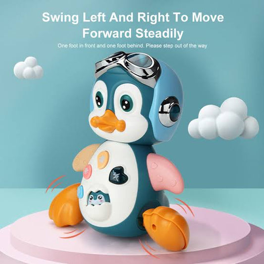 Penguin toy - Musical Toys walking Penguin 6-18 Months 2 Year Old and up Boys Girls Crawling Toys