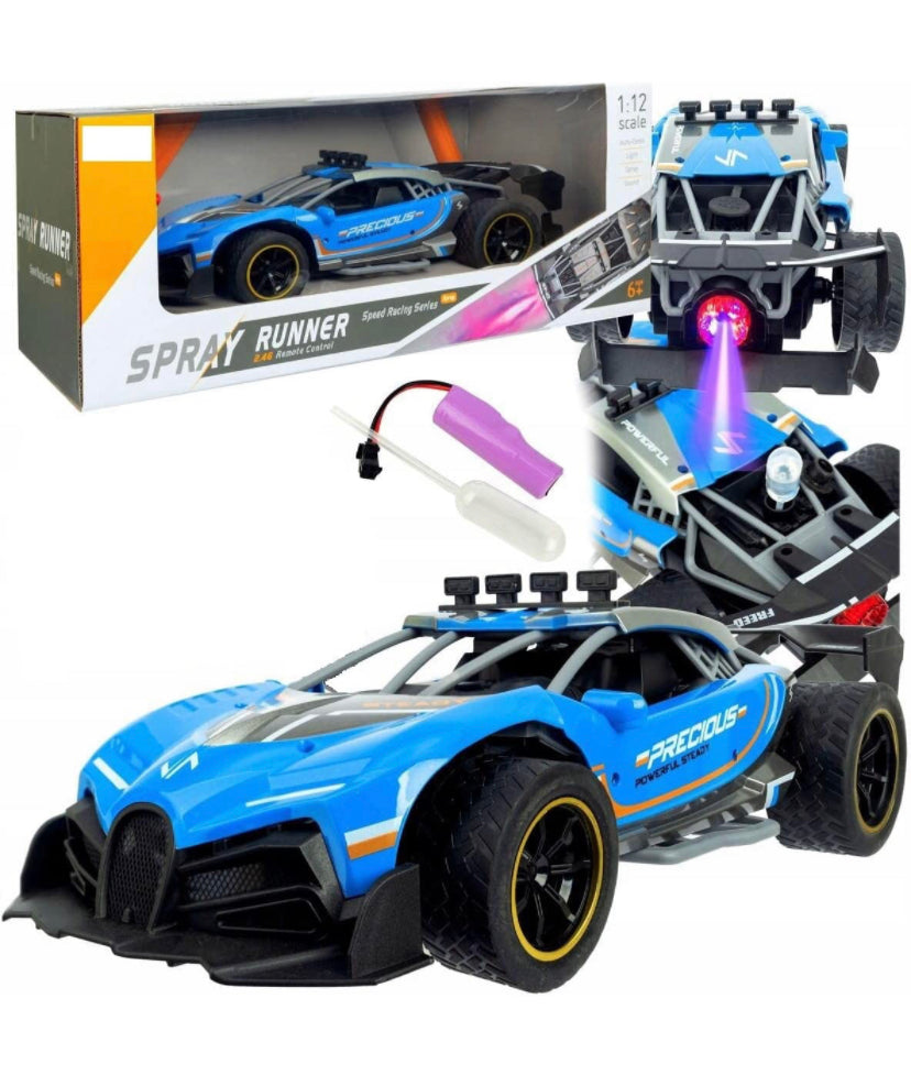 Remote Control Spray Racing Car Spray Racing Smoke Car RC car 1/12 Scale RC Car Toys 2.4 GHz Spray Rac ...