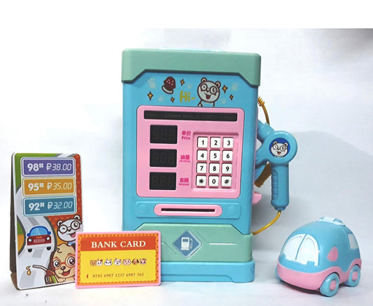 Petrol pump Gas station for kids- credit card included