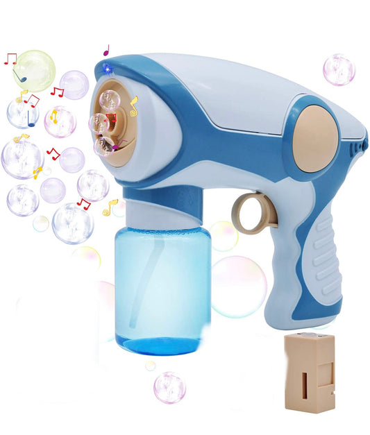 Smoke Gun Bubble gun Machine with 1 Bubble Solution - smoke bubble gun for Kids