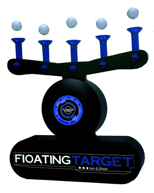 Floating Target Shooting Game -for Kids with 1 Shooting Toy Gun, 10 Foam Based Soft Balls and 5 Foam Based Soft Bullets | Very Unique Design.(Multicolor)