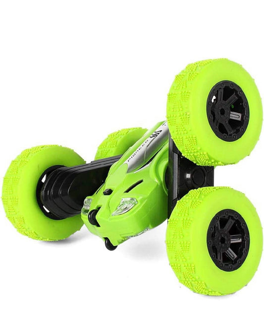 Chargeable Stunt RC Car for Boys Age 6+ Years 4WD Remote Control Car 360 Degree Flips Double Sided Stunt for Boys I Pack of 1 I Multicolour